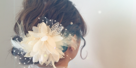 春っぽいレースのアクセサリーで作る♪ふわふわガーリーヘア♡