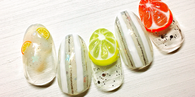 思わず食べてしまいそう!フルーツネイルで元気いっぱいの指先を♡