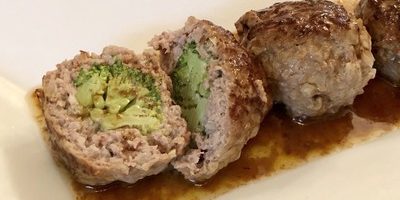 【糖質制限レシピ】がっつり肉のブロッコリーハンバーグ