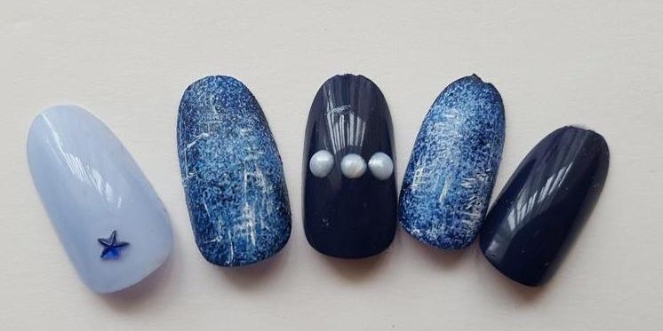 カジュアルファッション派におすすめ!デニムネイル特集