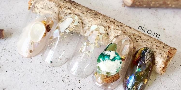 ダークカラーで秋らしく♪シックな『オーロラネイル』で秋を楽しもう♡