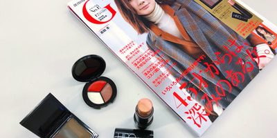 雑誌GLOW12月号付録コスメが使える!“オトナ小顔メイク3点セット”を紹介