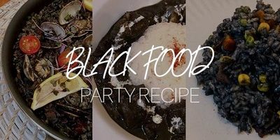 【ブラックフード】インパクト大!チャコール(炭)を使ったパーティレシピ3つ