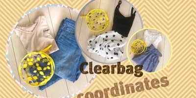 流行のPVC素材アイテム My Little Box クリアバッグでコーディネートしてみた!