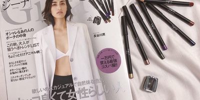 旬顔になれる!Ginaの秋号付録、マルチカラーペンシル7本&削り器♪